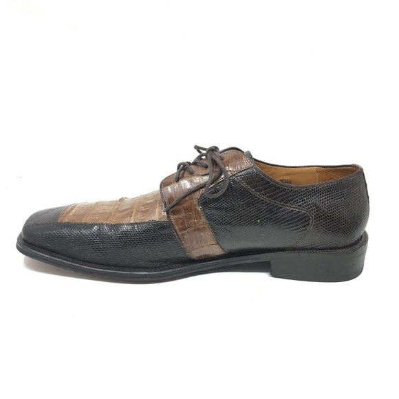 David Eden Oxfords Shoes Size 10.5 Brown Croc Liz main image 7